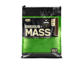 Optimum Nutrition (ON) Serious Mass Weight Gainer Protein Powder - 12 lbs, 5.44 kg (Chocolate)